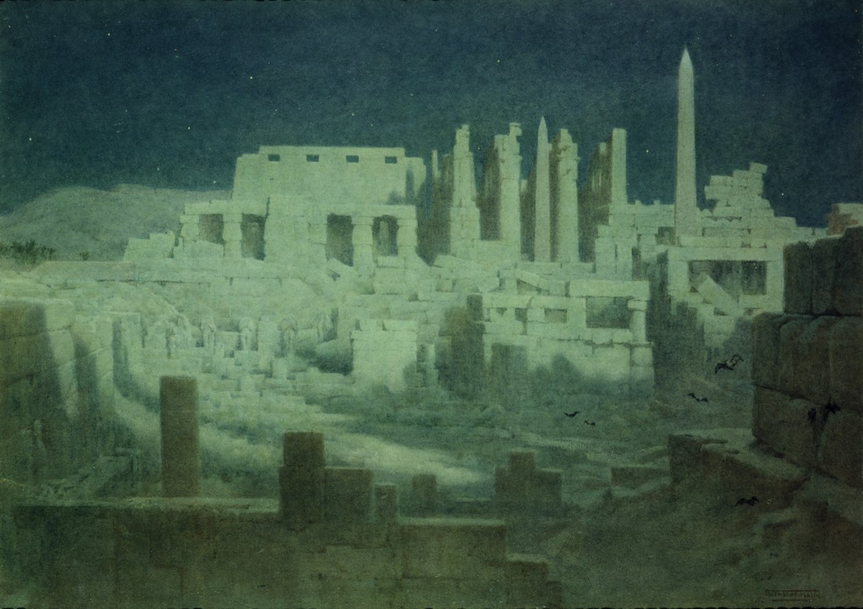 Luz de luna en Karnak de Robert George Talbot Kelly