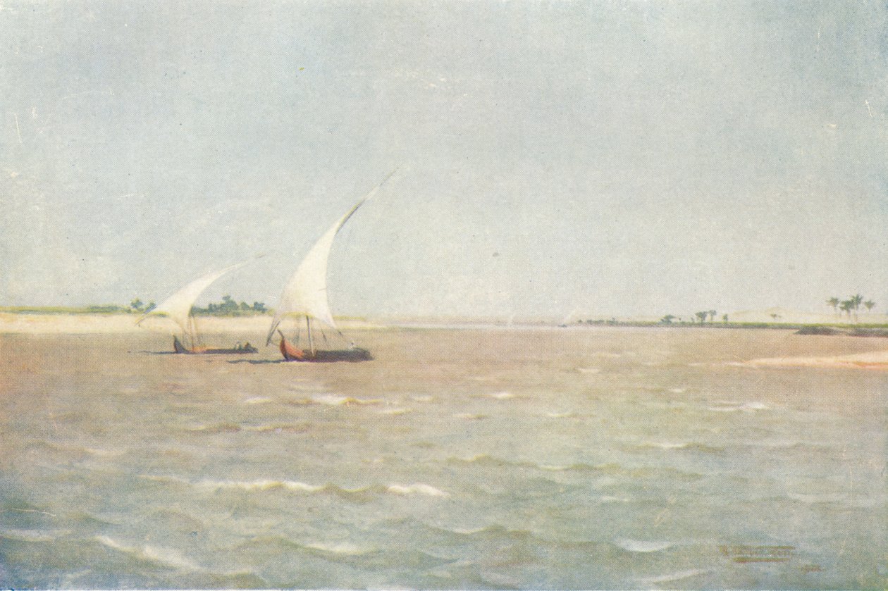 Viento del norte en el Alto Nilo, c1880, 1904 de Robert George Talbot Kelly