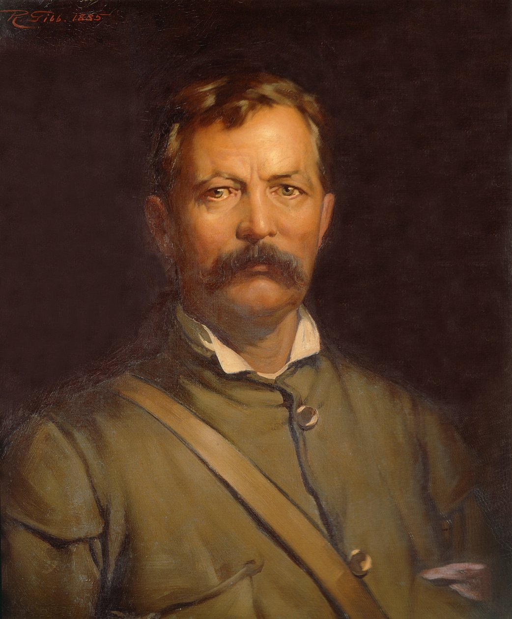 Retrato de Henry M. Stanley, Explorador de Robert Gibb