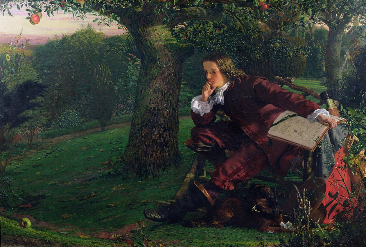 Maestro Isaac Newton, 1905 de Robert Hannah