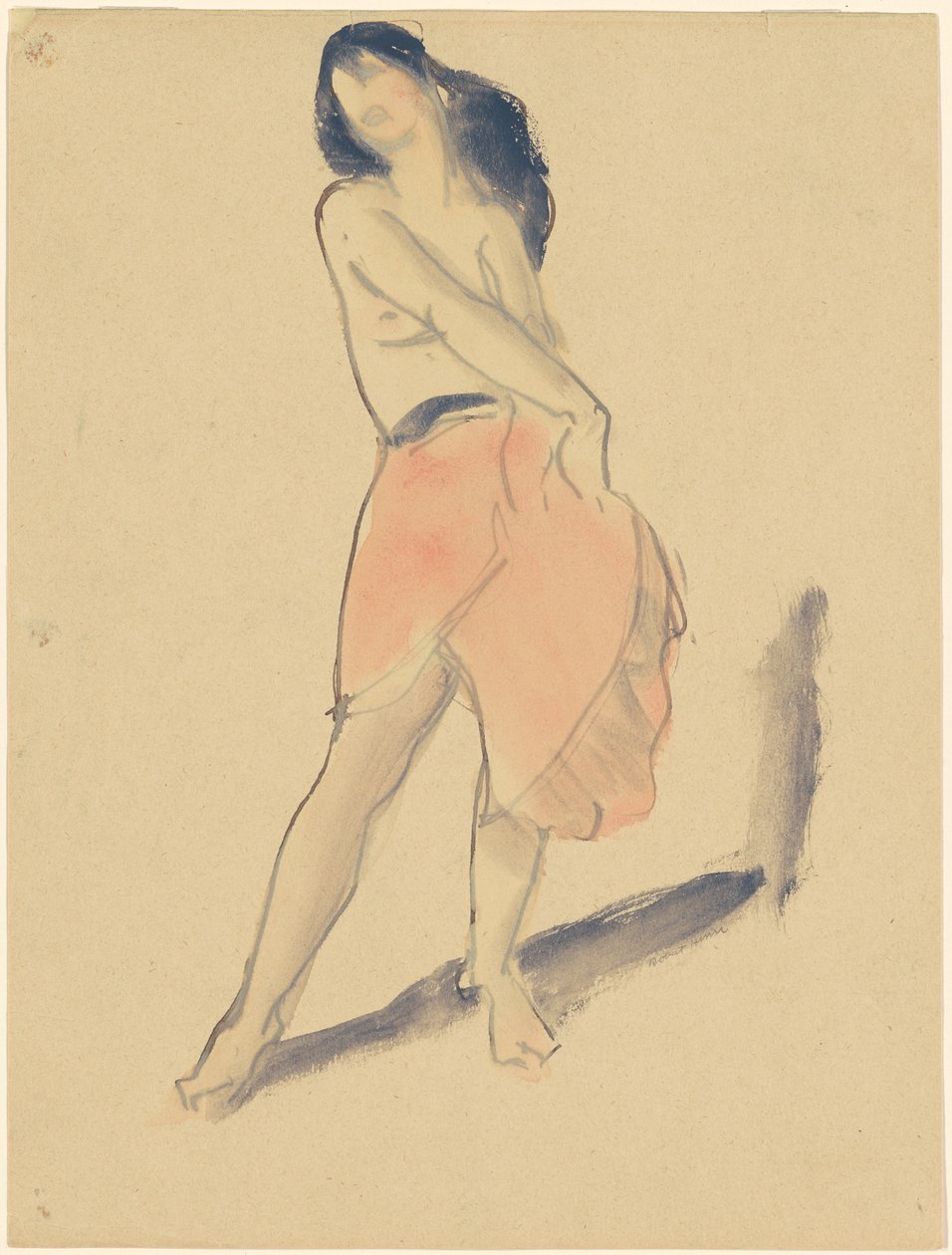 Bailarina con Falda Roja, No. 2 de Robert Henri