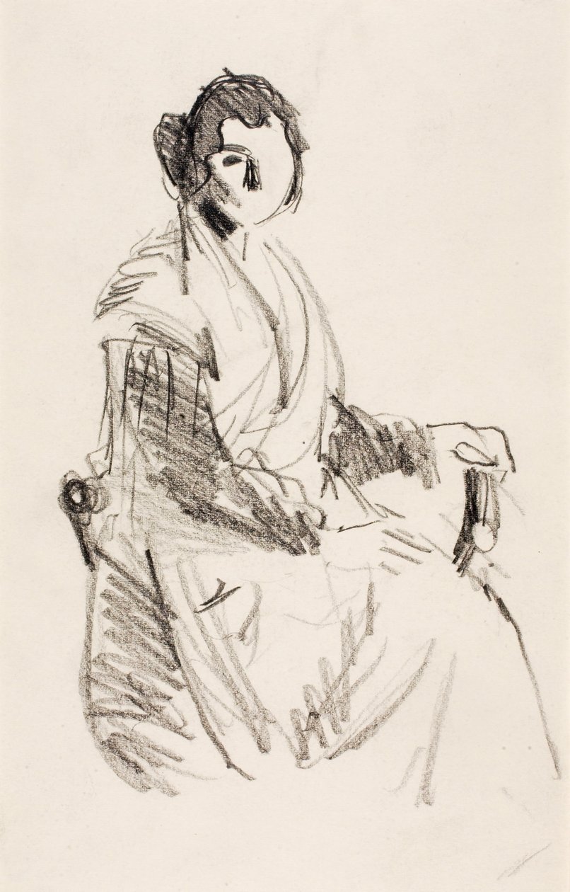 Mujer sentada de Robert Henri