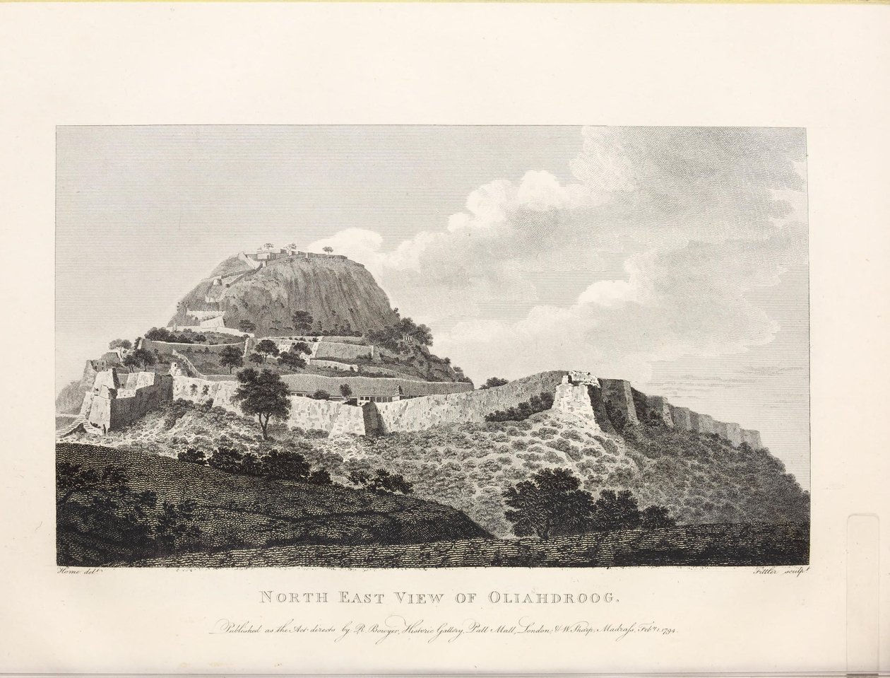 Ilustración del libro Select views in Mysore, the country of Tippoo Sultan de Home, Robert y publicado por Mr. Bowyer (1794) de Robert Home