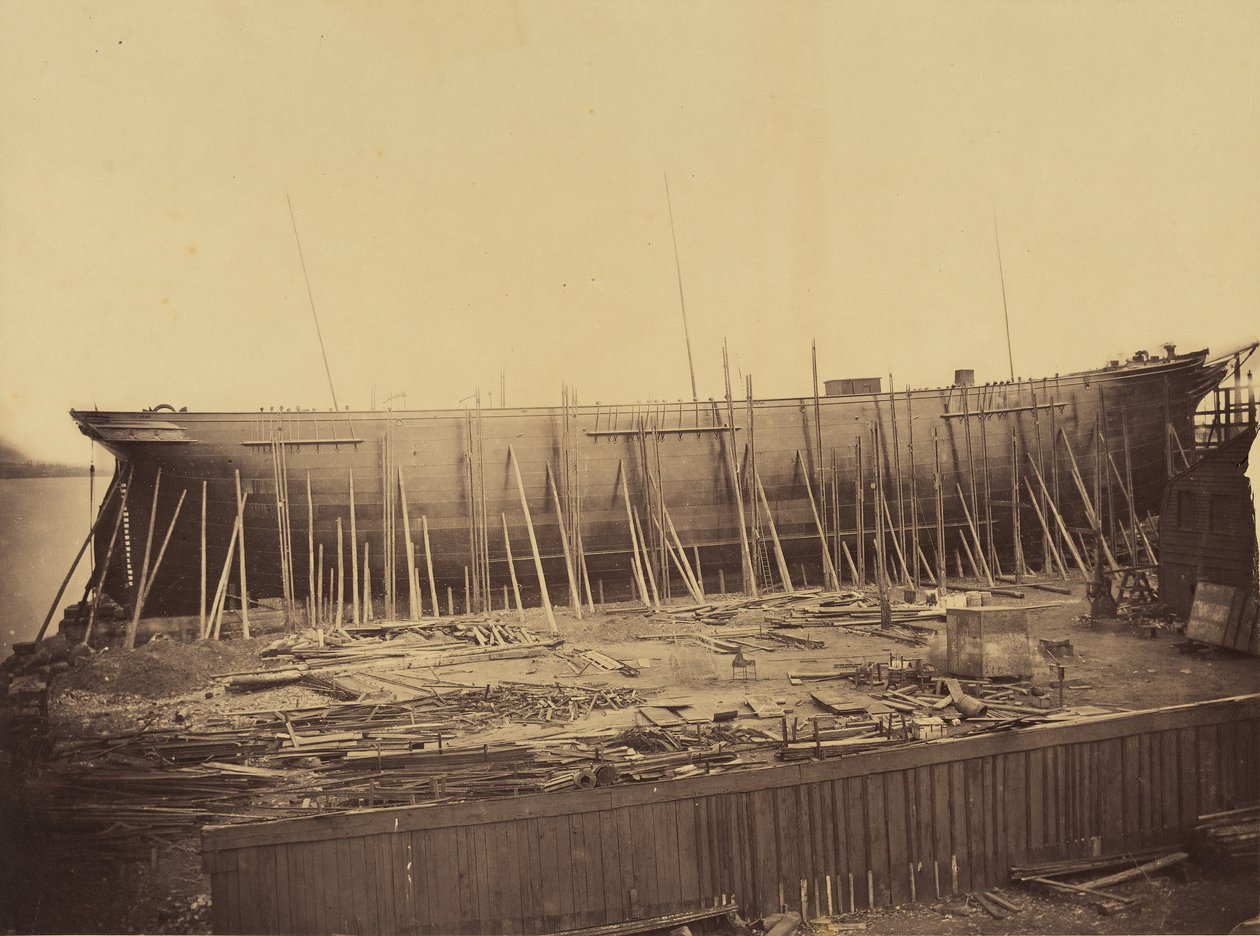 Aphrodita en construcción, ca. 1857 de Robert Howlett