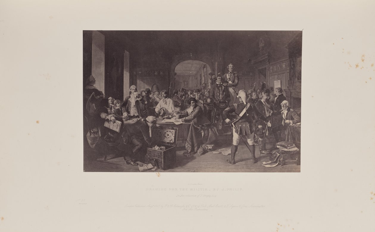 Dibujo para la Milicia, por J. Philip [sic] de Robert Howlett