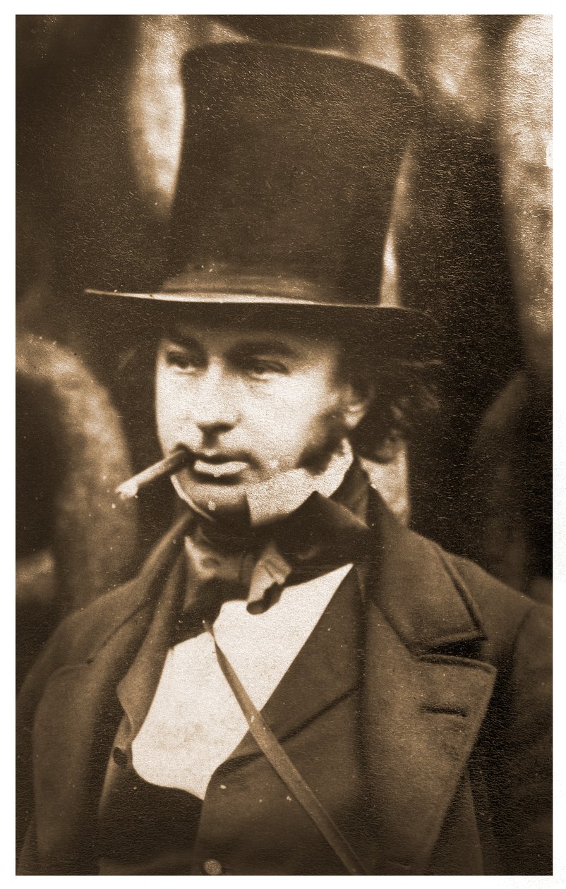 Retrato de Isambard Kingdom Brunel junto a las Cadenas de Lanzamiento del SS Great Eastern de Robert Howlett