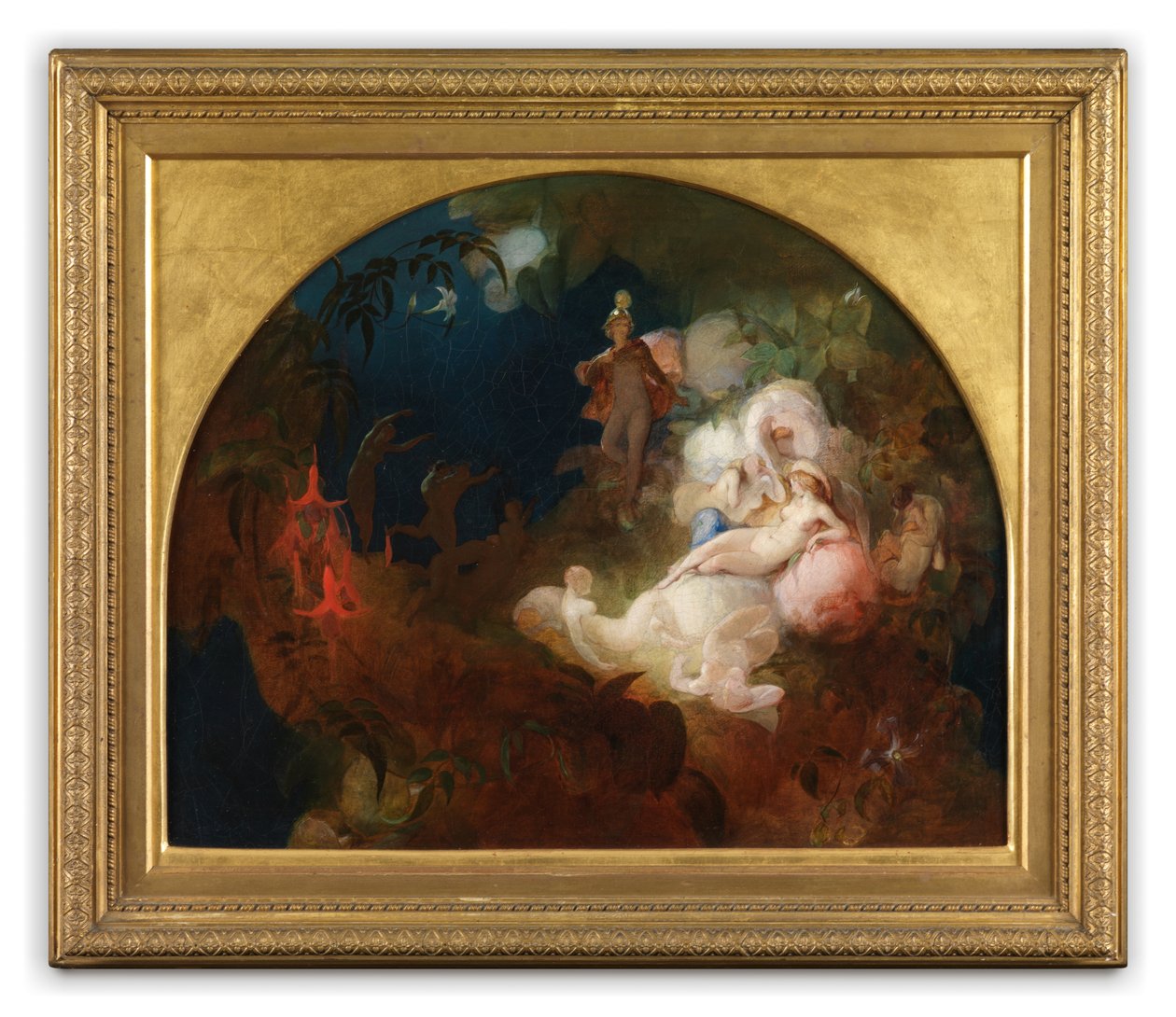 Allí duerme Titania (óleo sobre tabla) de Robert Huskisson