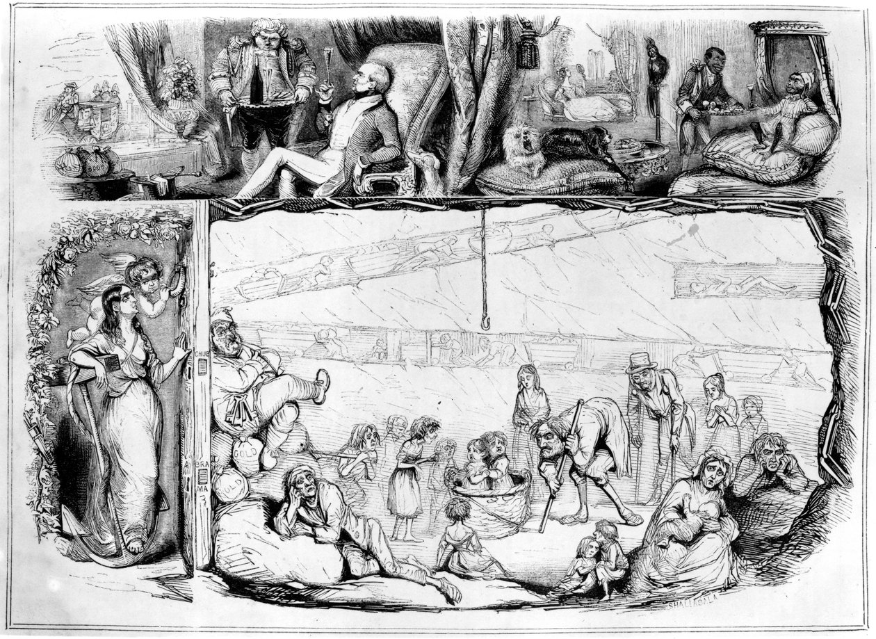Capital y trabajo, ilustración de 