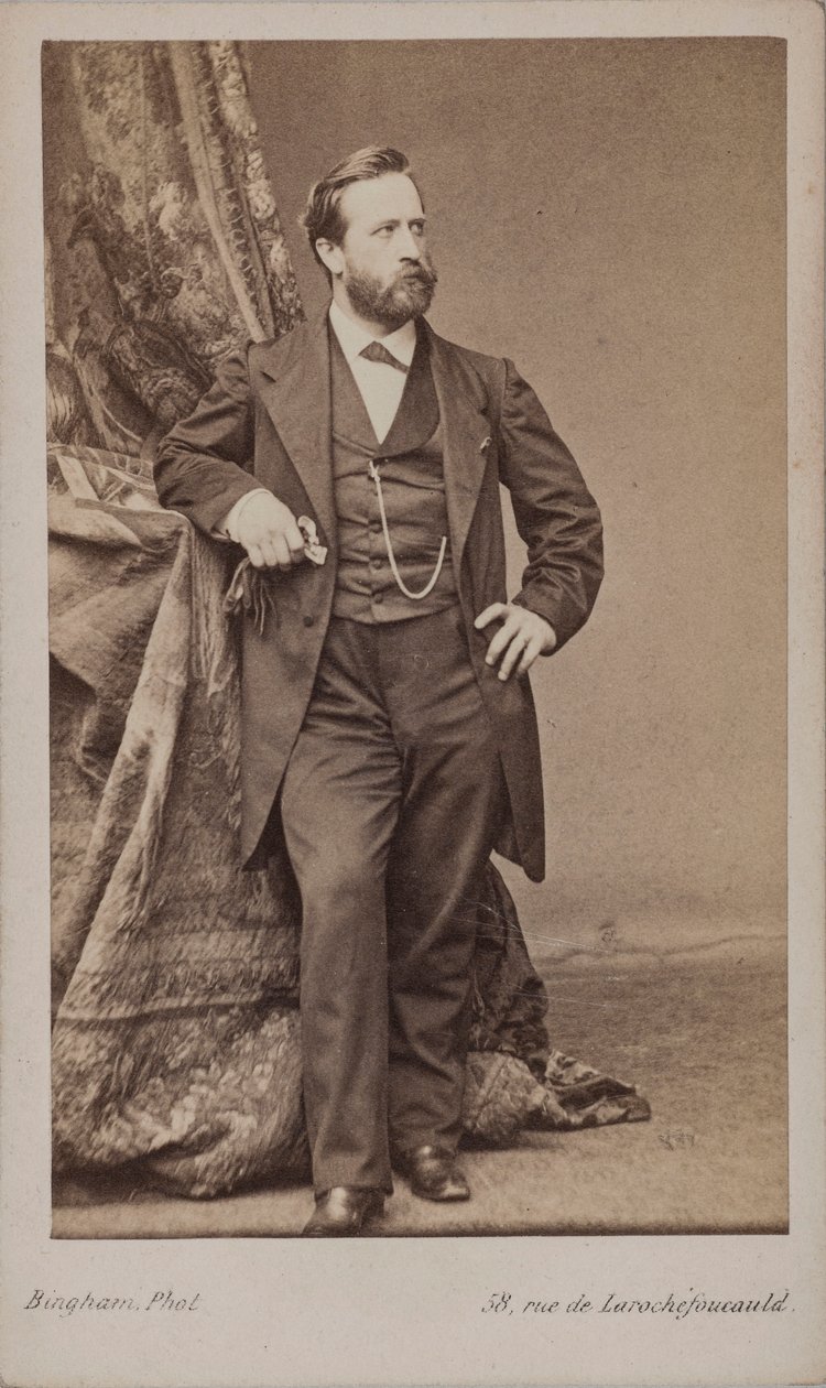 Retrato del pintor Ludwig Knaus 1829-1910 de Robert Jefferson Bingham