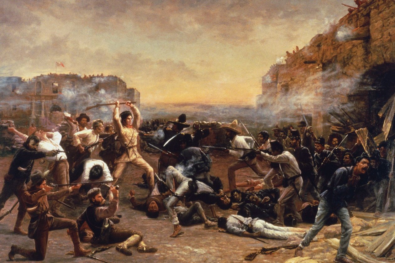 La caída de El Álamo o La última batalla de Crockett de Robert Jenkins Onderdonk