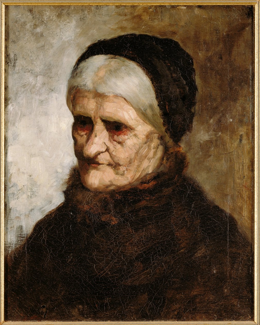 Cabeza de una anciana de Robert Koehler