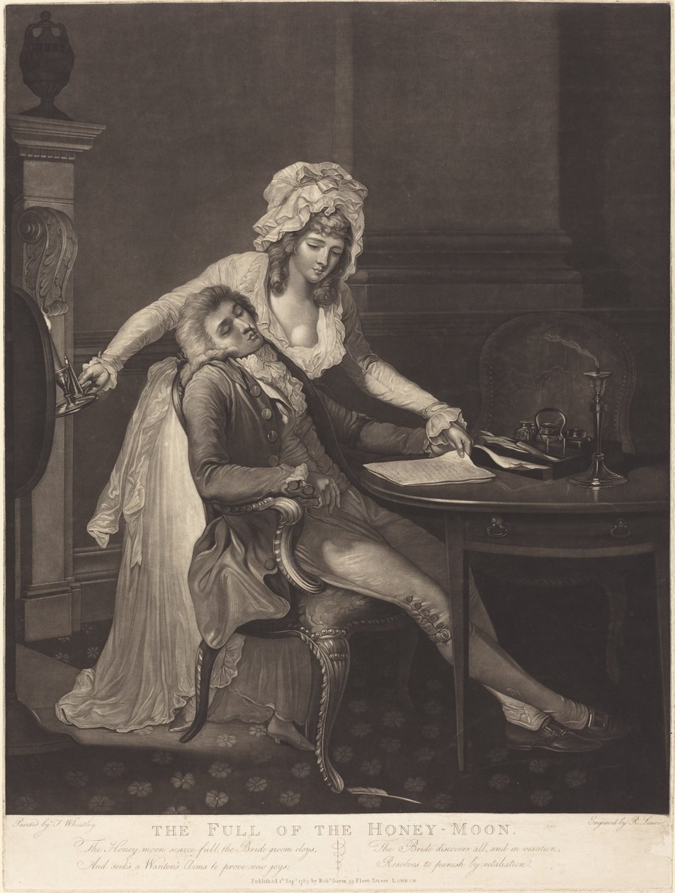 La Luna de Miel Llena de Robert Laurie after Francis Wheatley