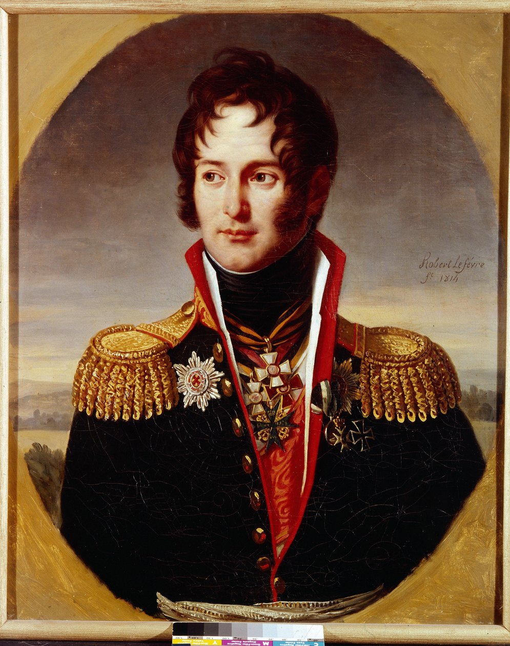 Retrato de Piotr Alexandrovich Chicherin (1778-1848) de Robert Lefevre