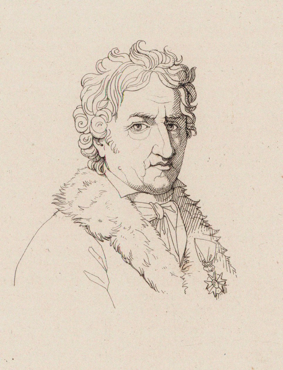 Retrato del compositor Pierre-Alexandre Monsigny 1729-1817, c. 1810 de Robert Lefevre