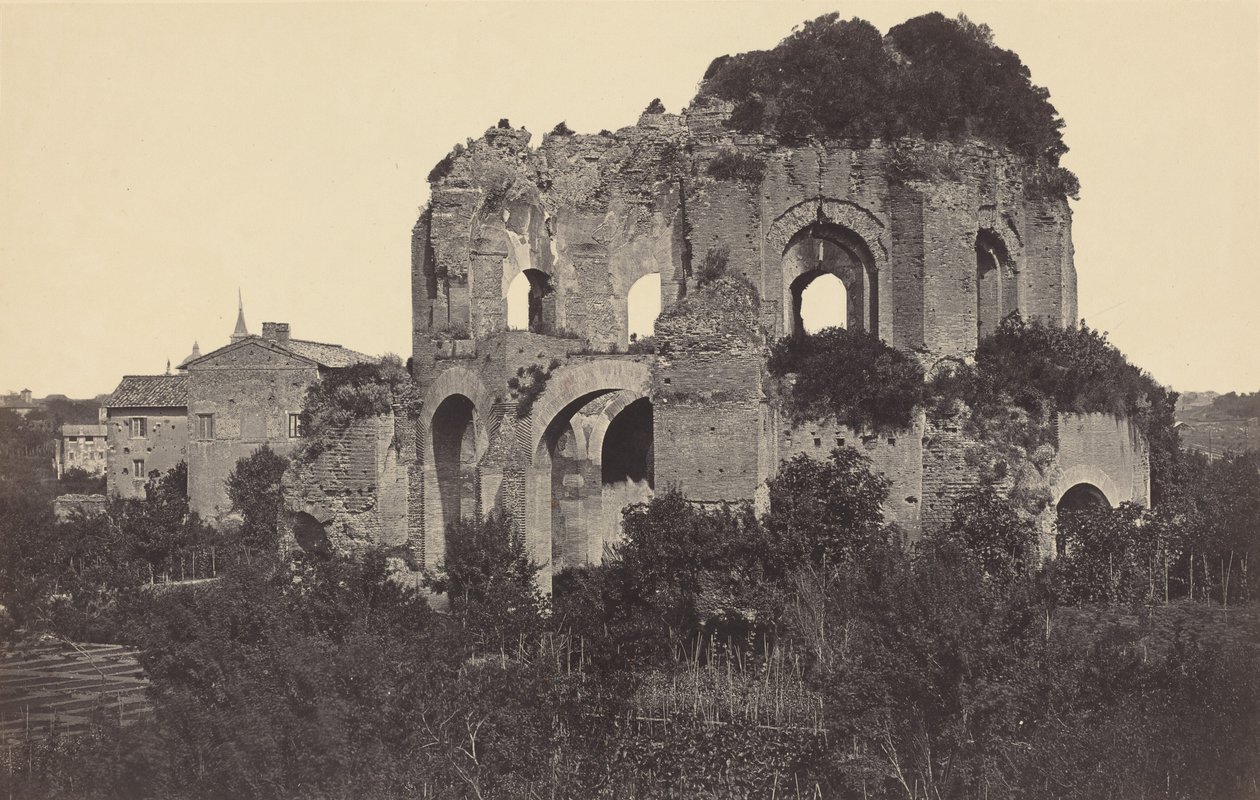 Templum Minerva Medica y alrededores,1861 (foto) de Robert MacPherson