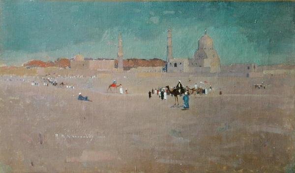 Una escena en Egipto, c.1890 de Robert McGowan Coventry