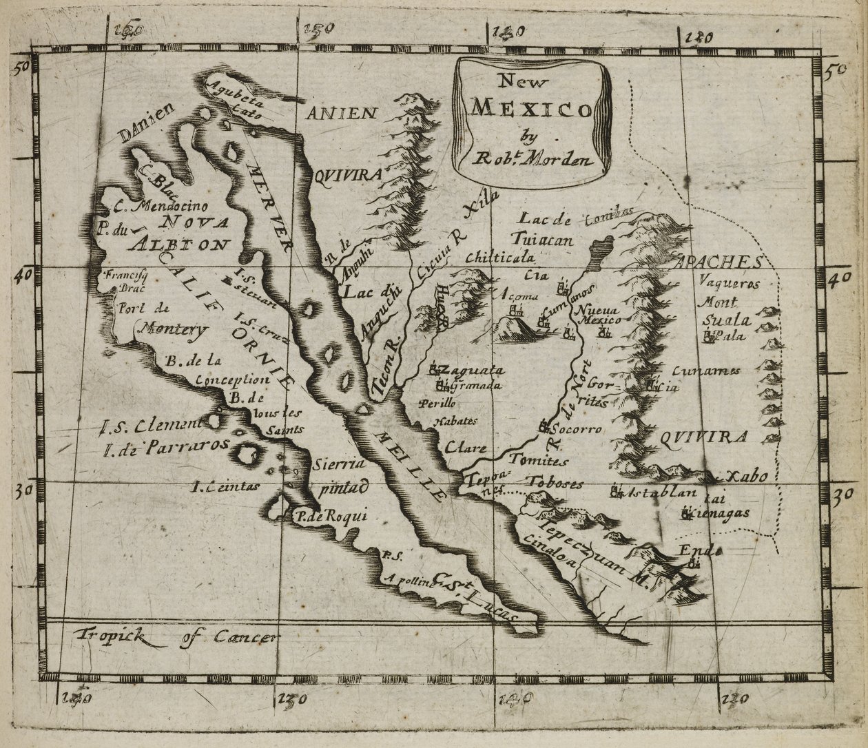 Maps.C.39.a.11, mapa 57 Nuevo México de Robert Morden