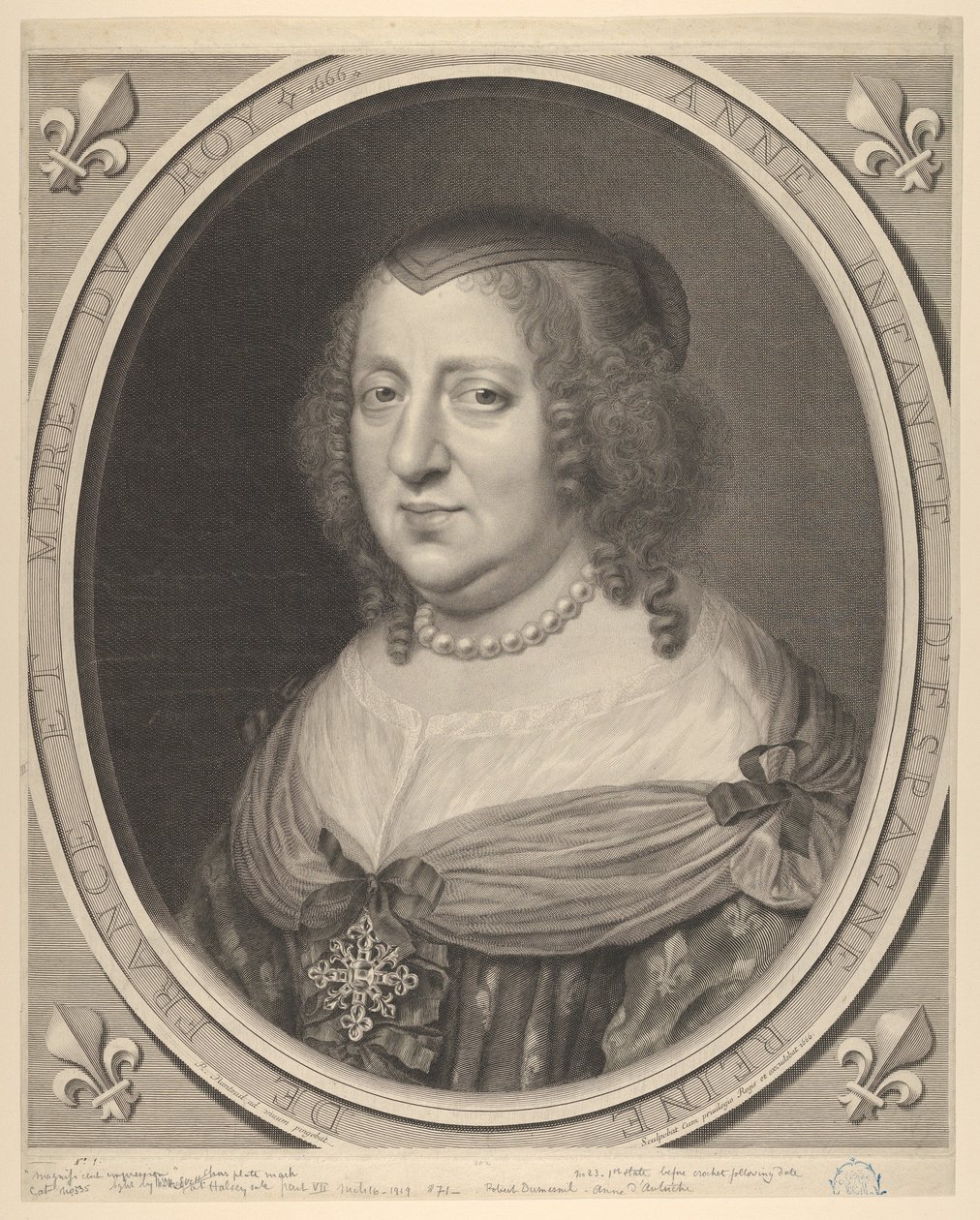 Ana de Austria de Robert Nanteuil