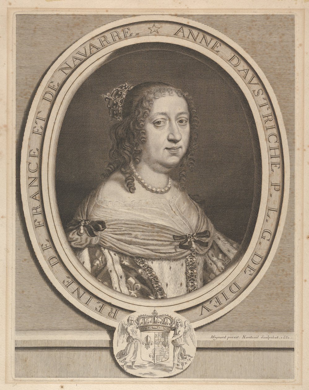 Ana de Austria, 1660 de Robert Nanteuil