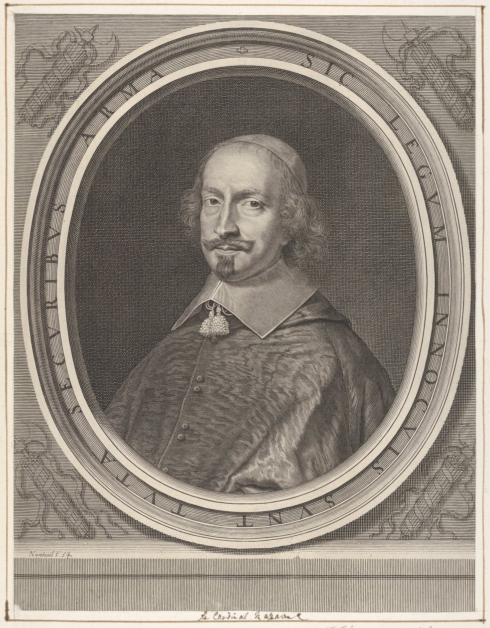 Cardenal Jules Mazarin, ca. 1652 de Robert Nanteuil