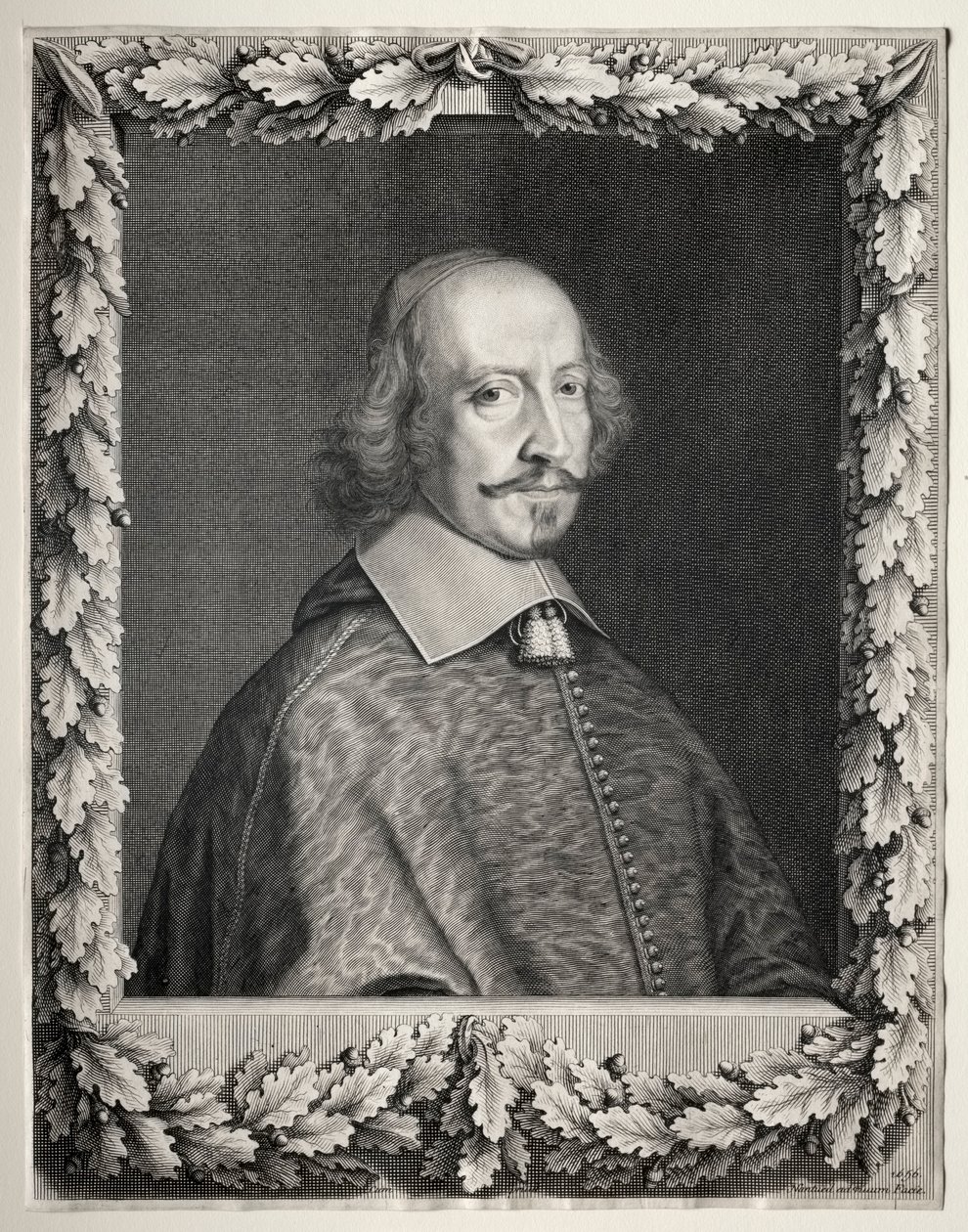 Cardenal Mazarino, 1656 de Robert Nanteuil
