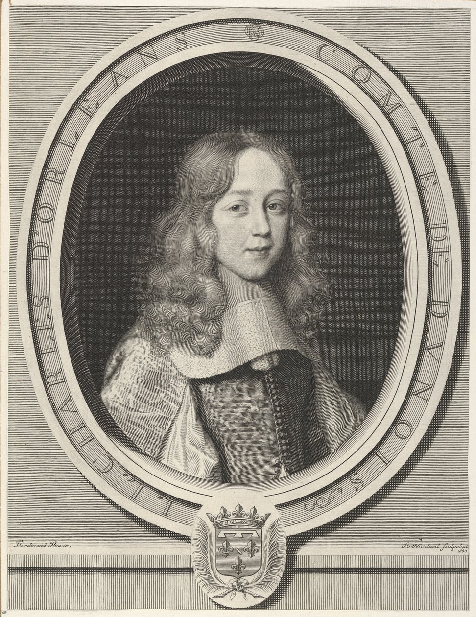 Carlos de Orleans-Longueville, Conde de Dunois, 1660 de Robert Nanteuil