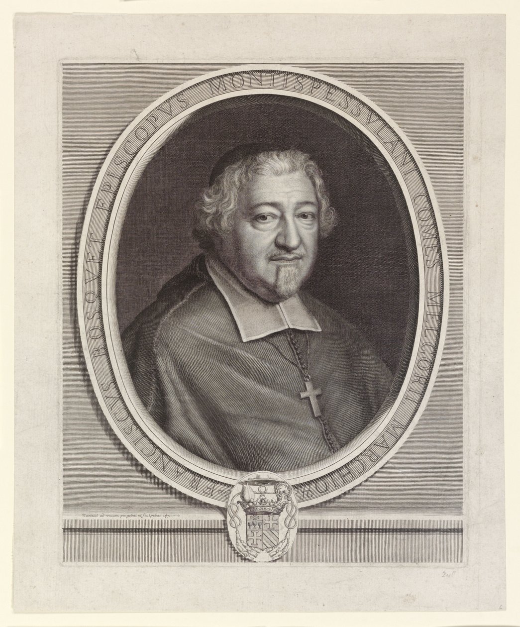 François Bosquet, obispo de Montpellier de Robert Nanteuil