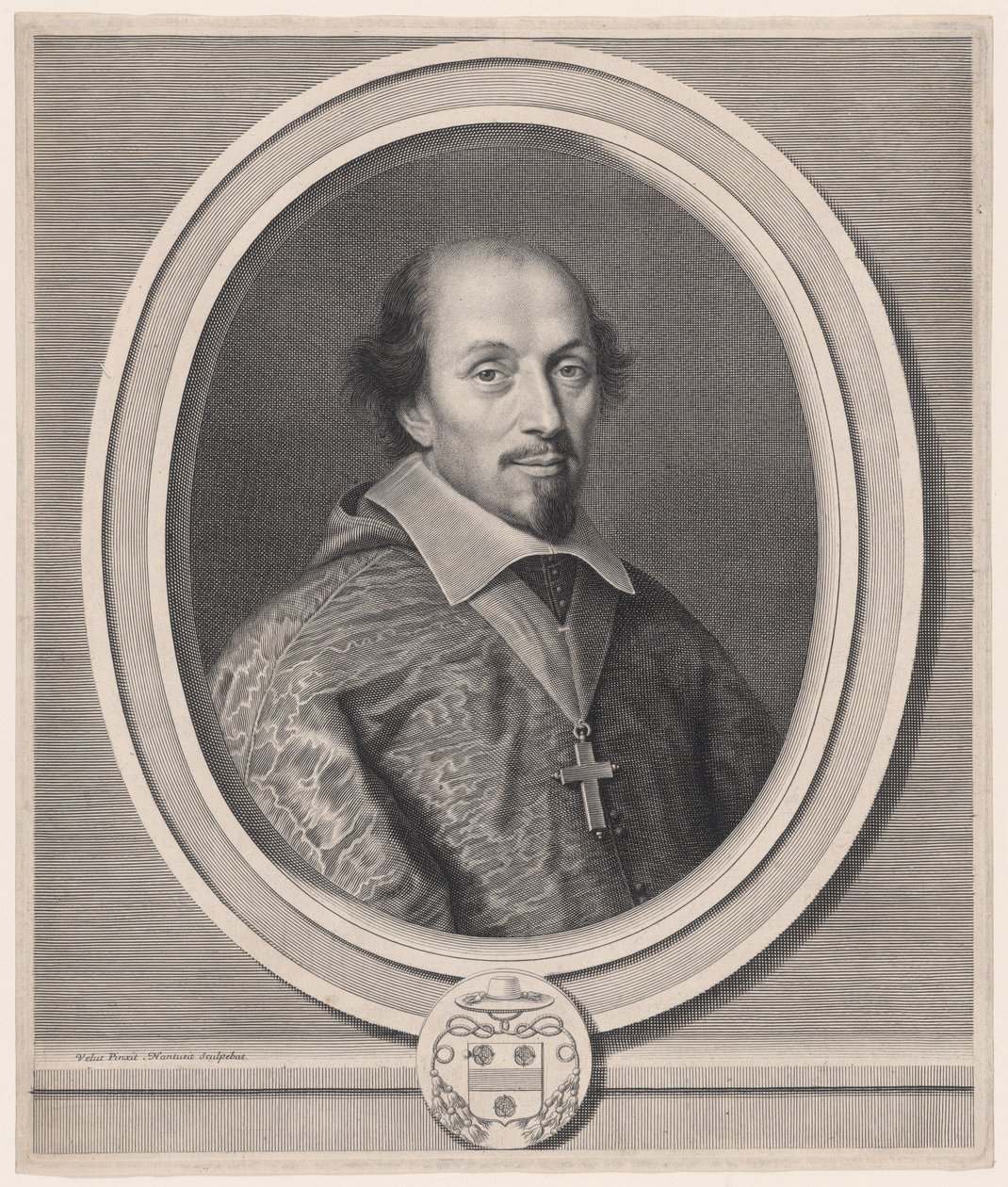 François Mallier du Houssay, obispo de Troyes (Bishop of Troyes) de Robert Nanteuil