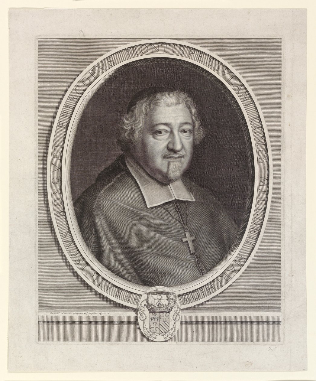 François Bosquet, obispo de Montpellier (Obispo de Montpellier) de Robert Nanteuil