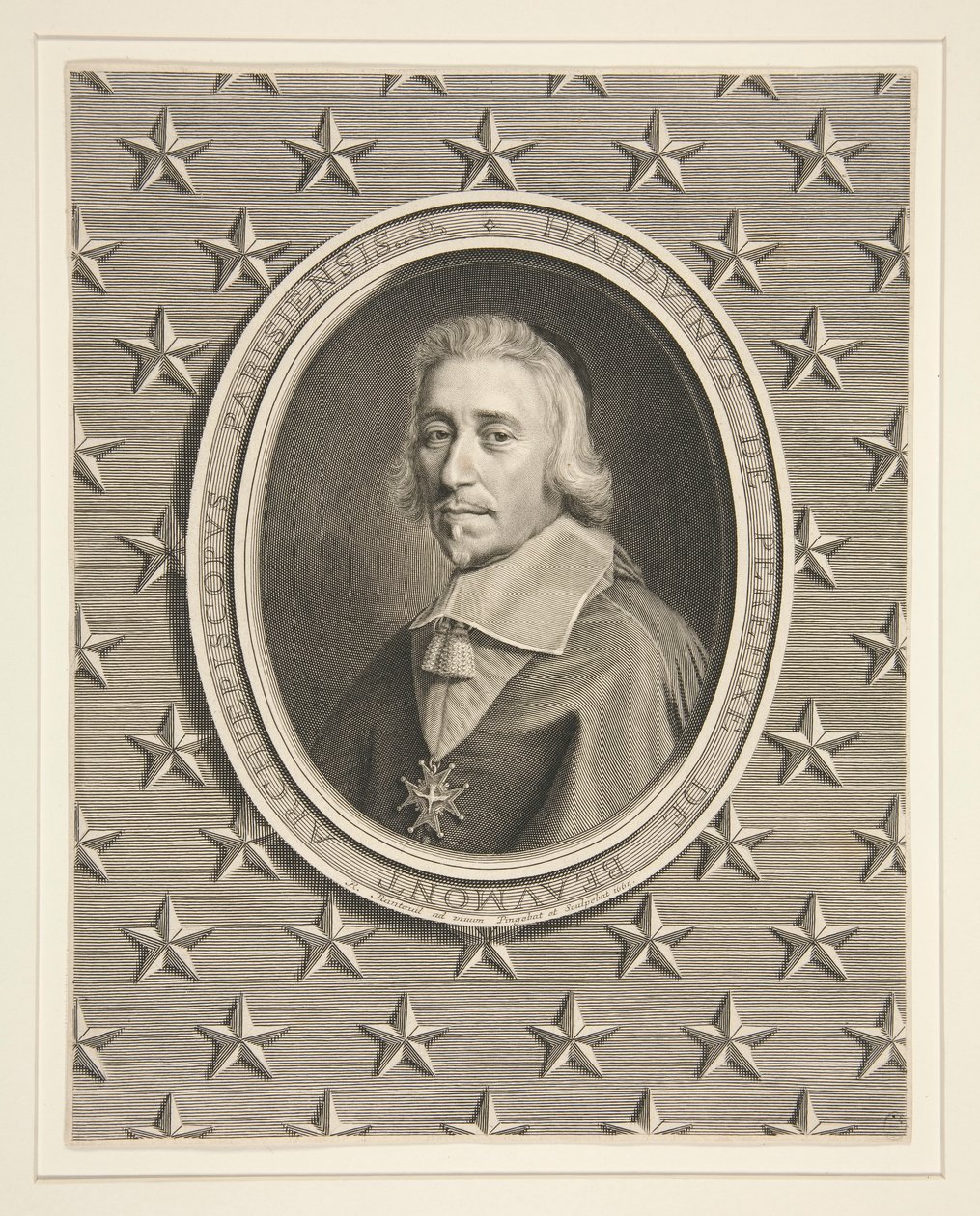 Hardouin de P?r?fixe de Beaumont, Arzobispo de París (Arzobispo de París) (1605-1671) de Robert Nanteuil