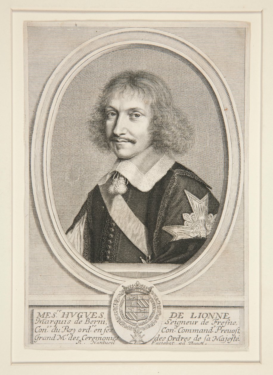 Hugo de Lionne, marqués de Berni (1611-1671) de Robert Nanteuil