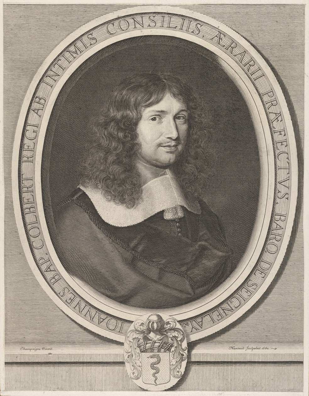 Jean-Baptiste Colbert, 1660 de Robert Nanteuil