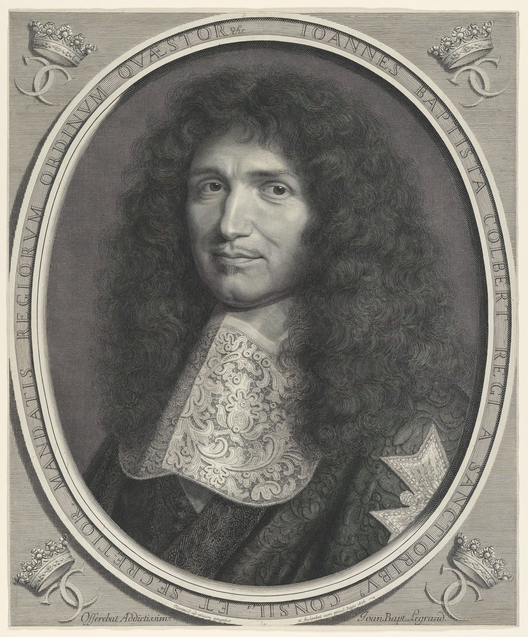 Juan Bautista Colbert (1619-1683) de Robert Nanteuil