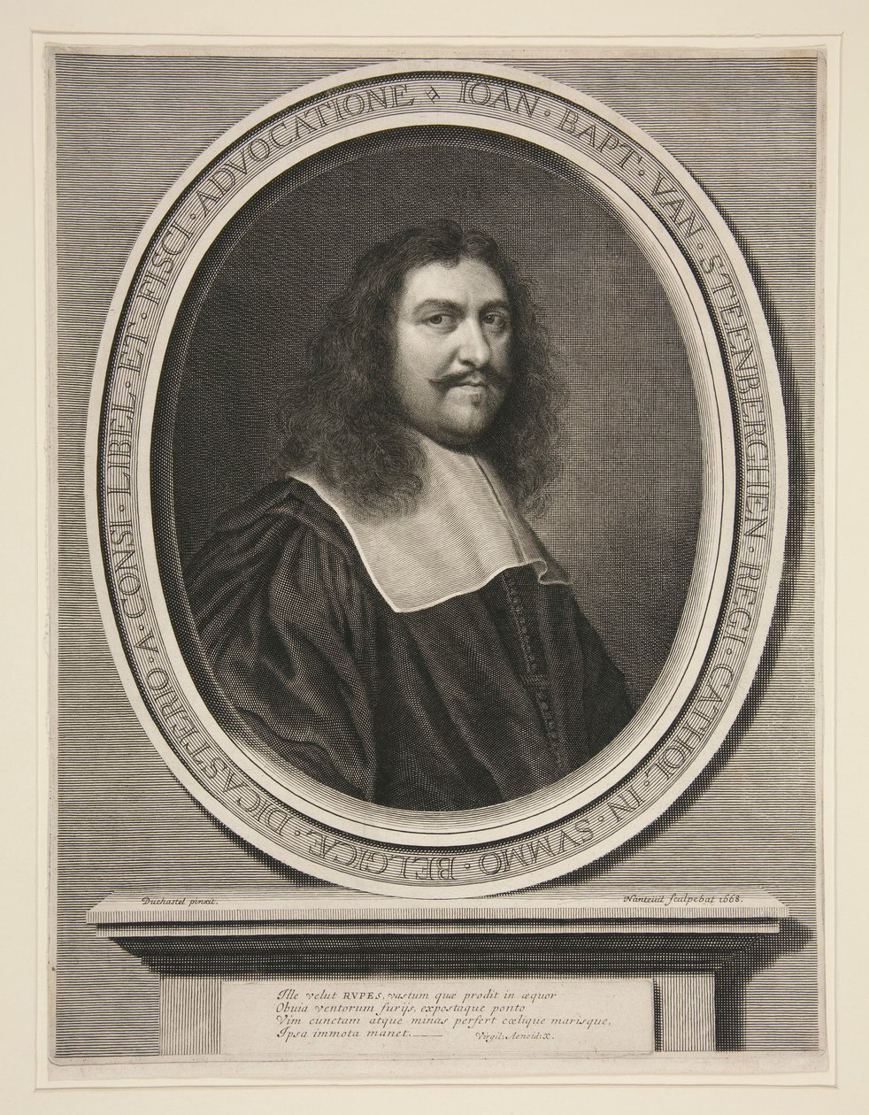 Jean Baptiste van Steenberghen, Conseiller du Roi au Conseil de Flandre (Asesor del Rey en el Consejo de Flandes) de Robert Nanteuil