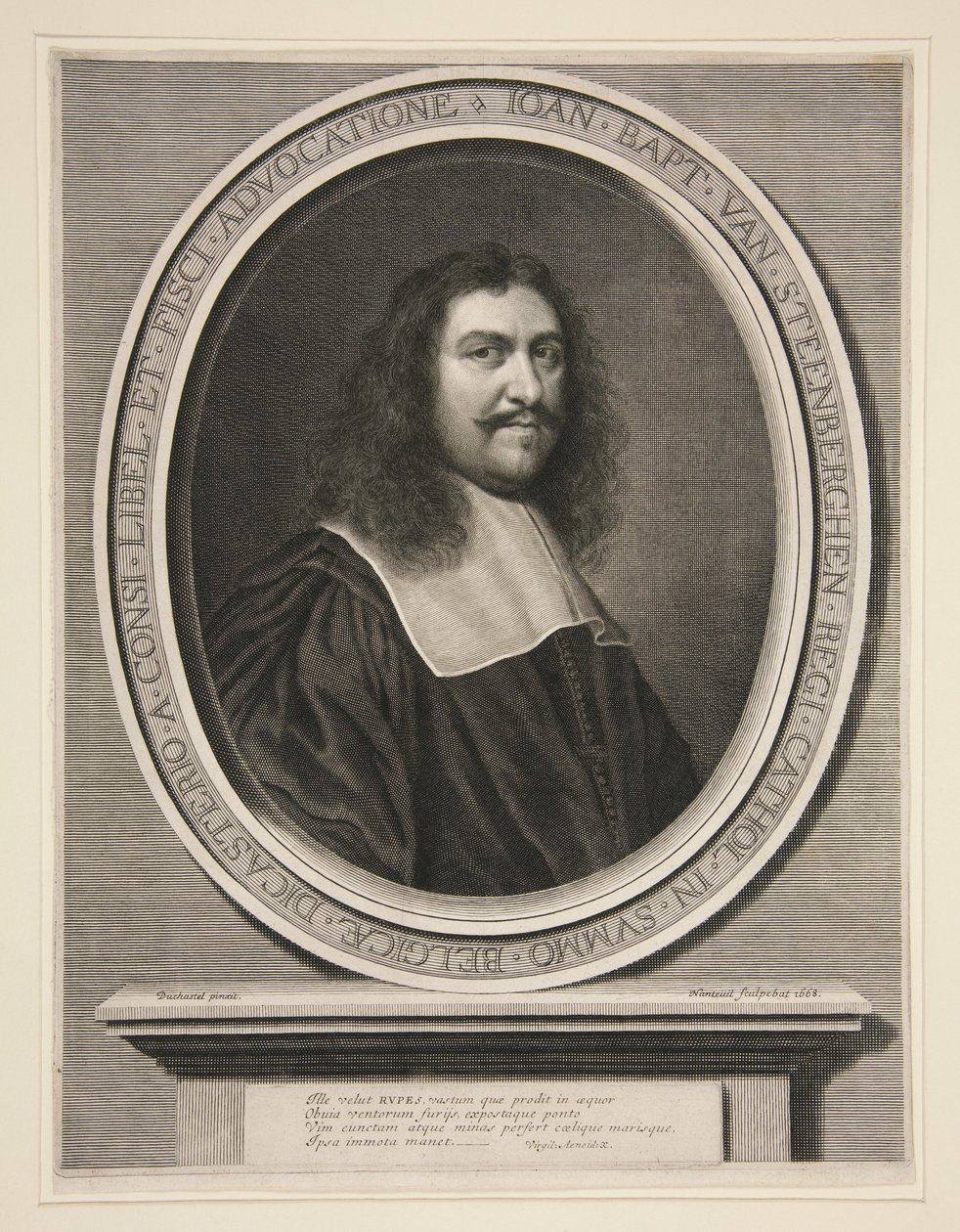 Jean Baptiste van Steenberghen, consejero del rey en el Consejo de Flandes de Robert Nanteuil