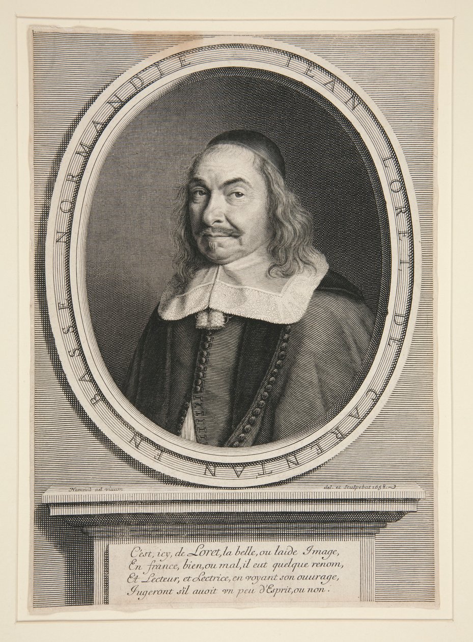 Jean Loret (1595-1665) Escritora francesa de Robert Nanteuil