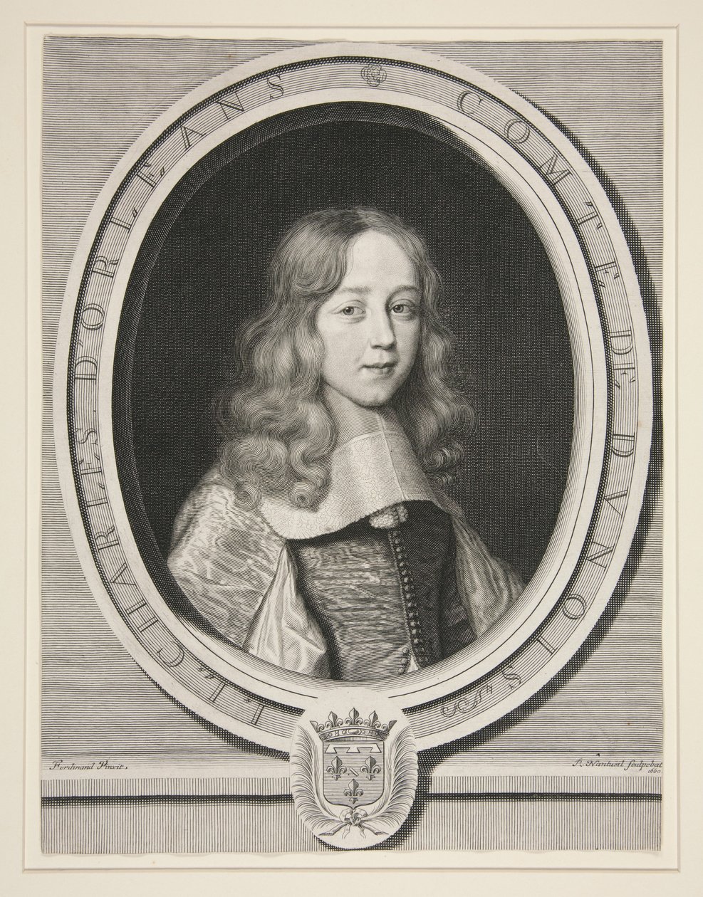 Jean Louis Charles de Orleans, duque de Longueville, conde de Dunois (1646-1694) de Robert Nanteuil