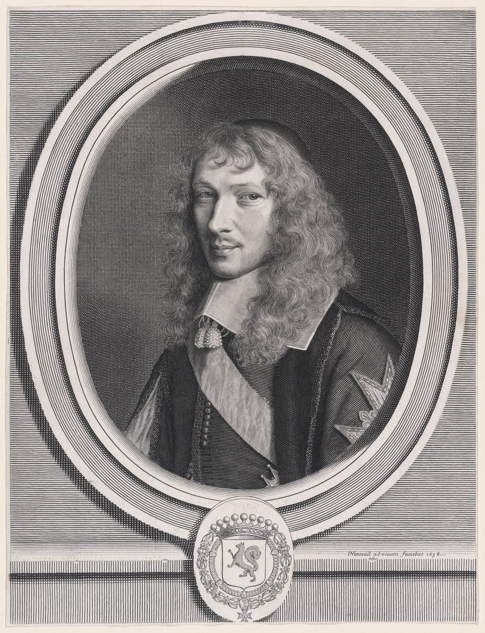 El abad Basile Fouquet (1622-1680), abad de Barbeaux y de Rigny, canciller de las Órdenes del Rey (Abbot of Barbeaux and Rigny, Chancellor of the King