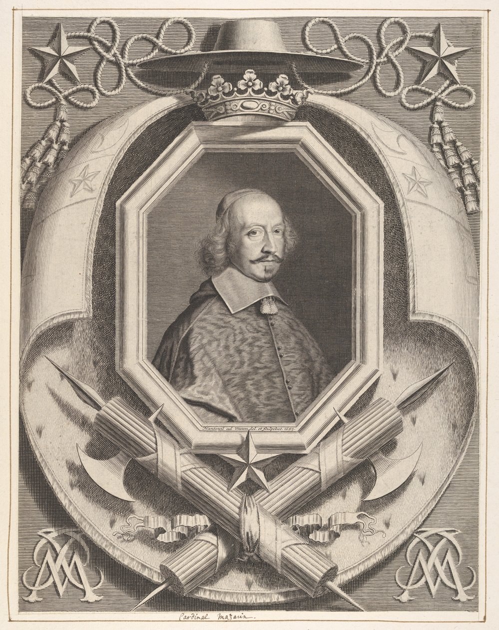 El Cardenal Jules Mazarin de Robert Nanteuil
