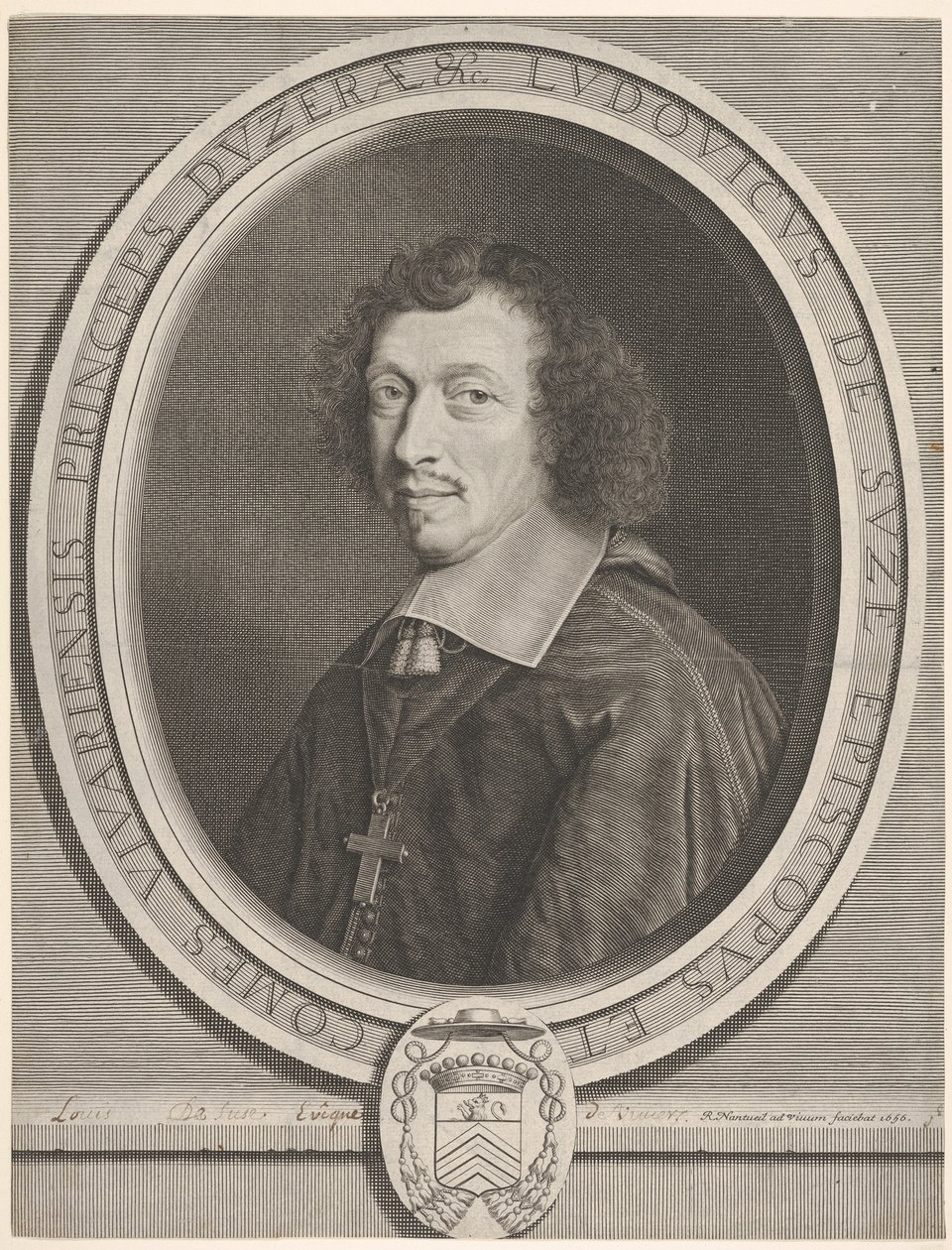 Louis-François de La Baume de Suze, 1656 de Robert Nanteuil