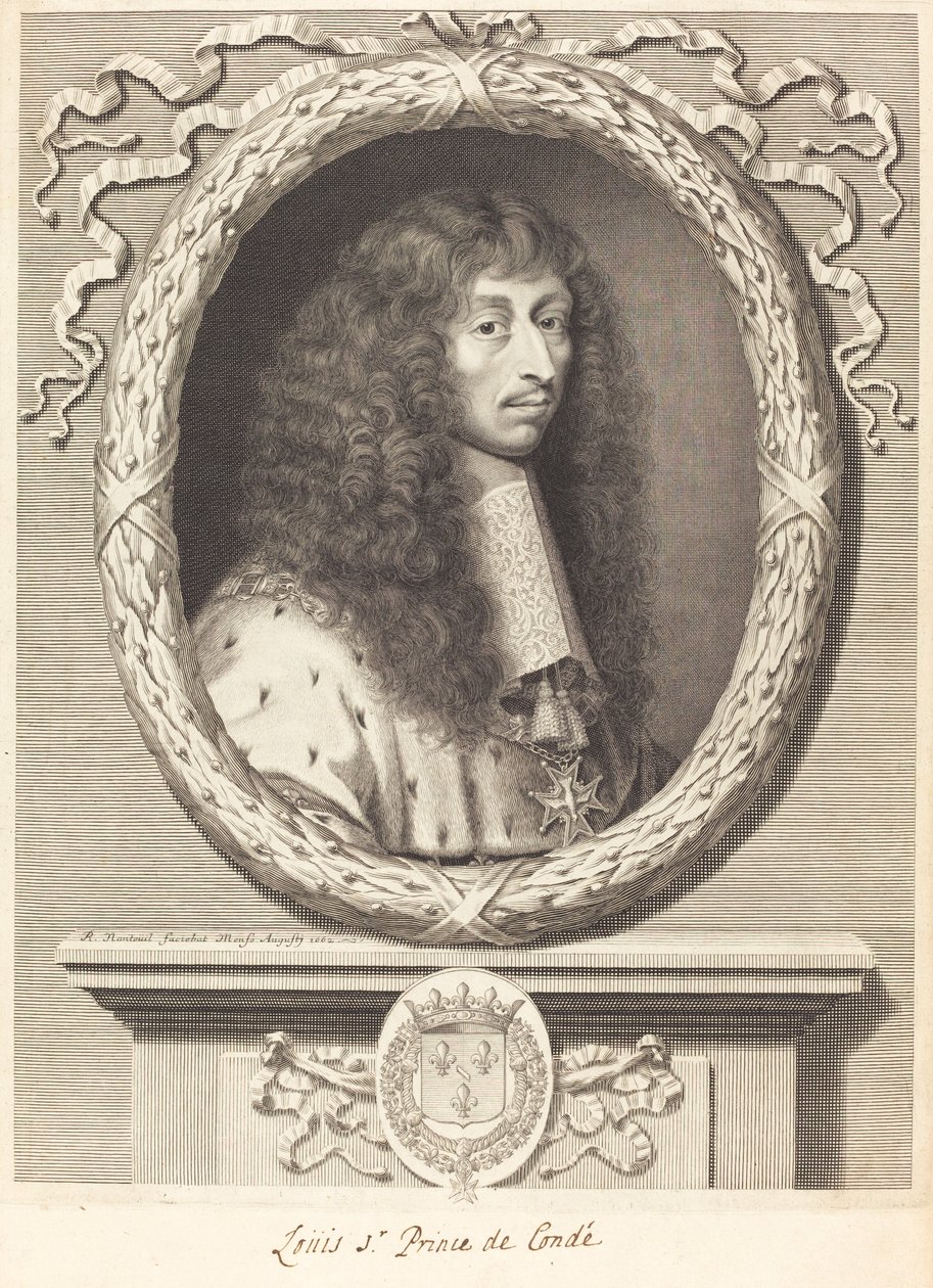 Luis II, Príncipe de Condé de Robert Nanteuil