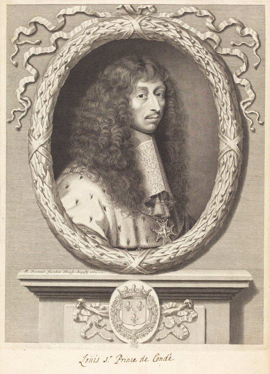 Luis II, príncipe de Condé de Robert Nanteuil