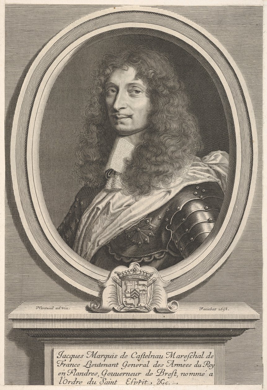 Mariscal de Castelnau, ca. 1658 de Robert Nanteuil