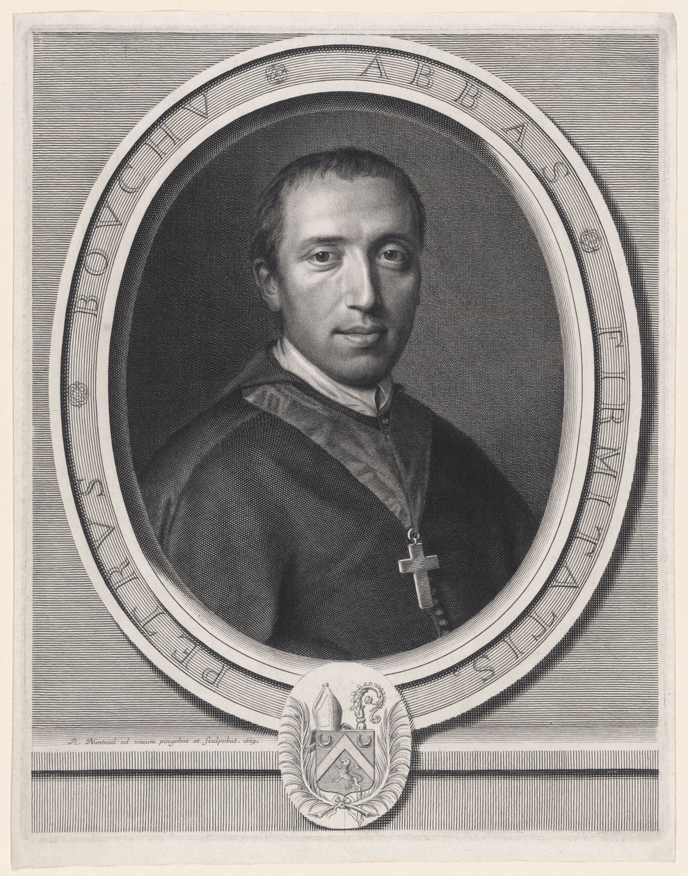 Pierre Bouchu, abad de La Ferté, luego de Clairvaux de Robert Nanteuil