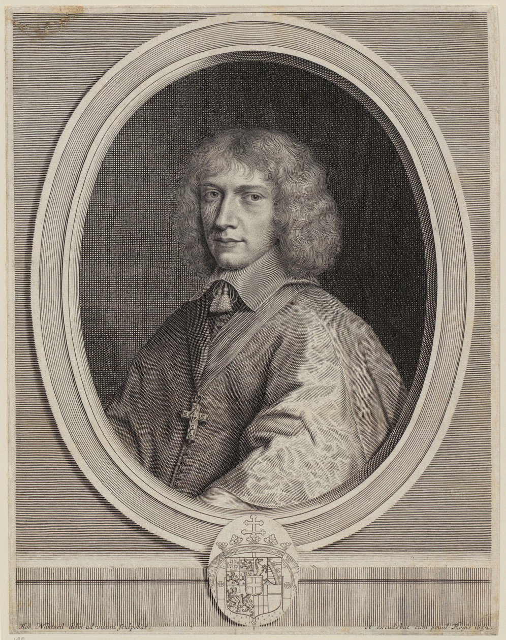 Retrato de Enrique II de Saboya [conde de Nemours] de Robert Nanteuil