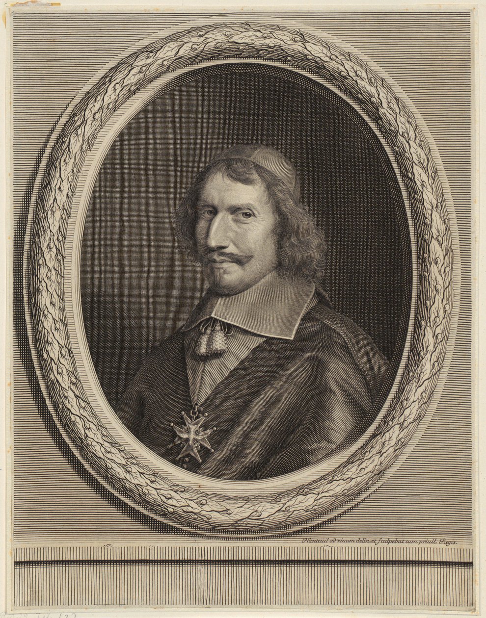 Retrato del cardenal Antonio Barberini de Robert Nanteuil