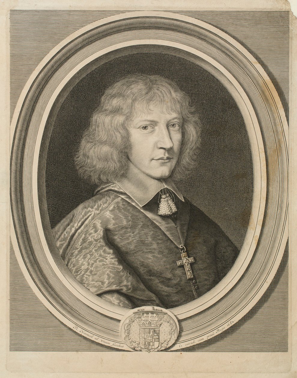Retrato de Enrique II de Saboya-Nemours de Robert Nanteuil