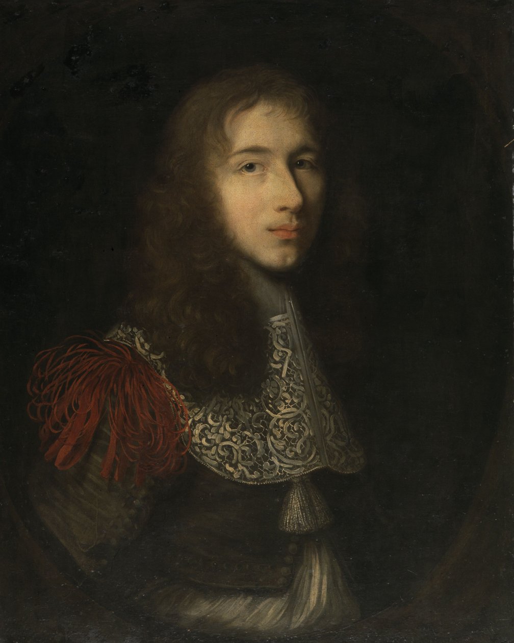Retrato de un joven, probablemente retrato de Luis II de Borbón-Condé, llamado el Gran Condé de Robert Nanteuil