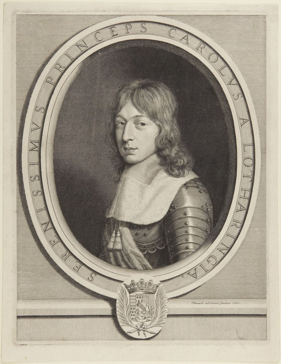 El príncipe Carlos de Lorena - 1660 de Robert Nanteuil