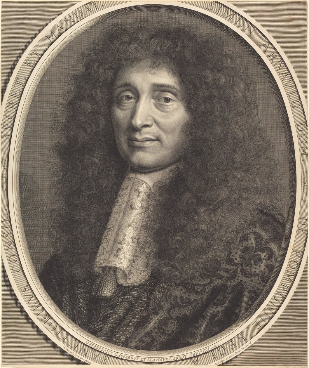 Simon Arnauld, marqués de Pomponne de Robert Nanteuil